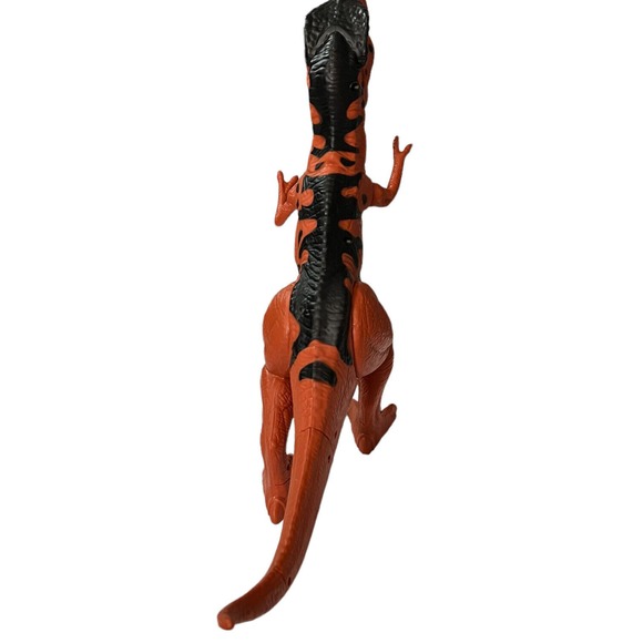 T Rex Dinosaur Plastic Toy 12" Sound Roars Eyes Light Up RedTested WM-H 20200415 - Picture 9 of 10